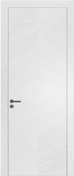 Межкомнатная дверь из шпона PLAIN D Ромб (Ясень белый)